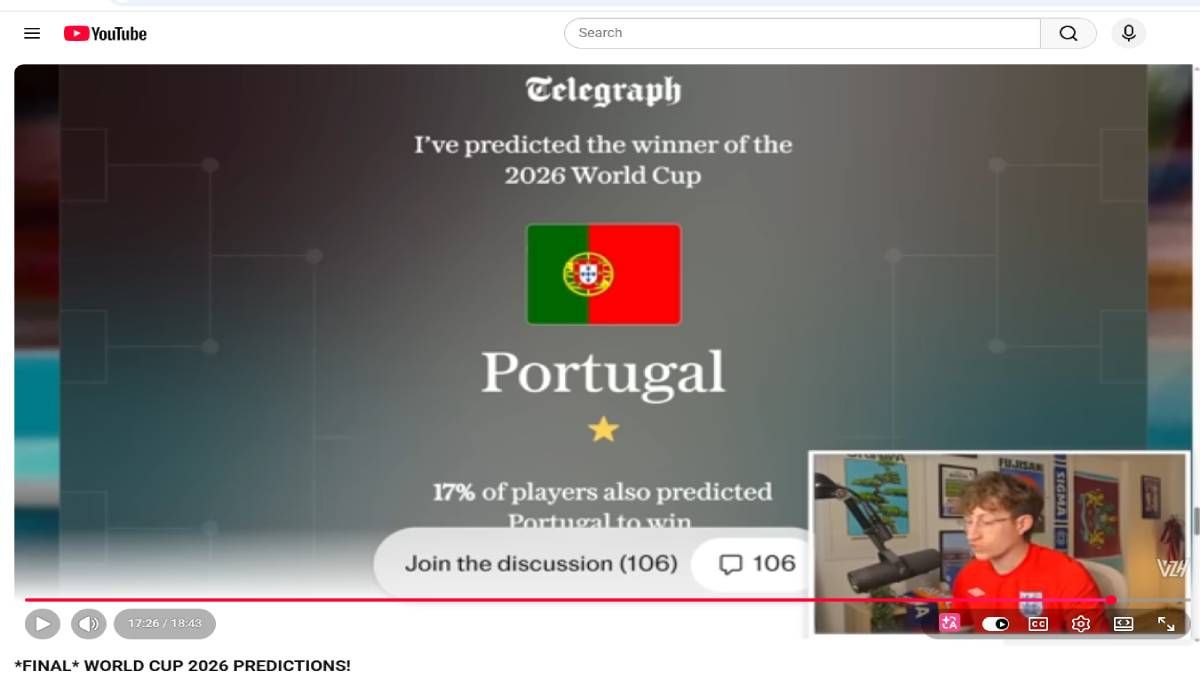 2026 world cup predictions Portugal AI Note Taker
