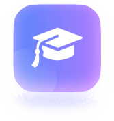 ไอคอนแพลตฟอร์มการศึกษาที่ใช้ API ตรวจจับ AI สำหรับการตรวจสอบงาน
