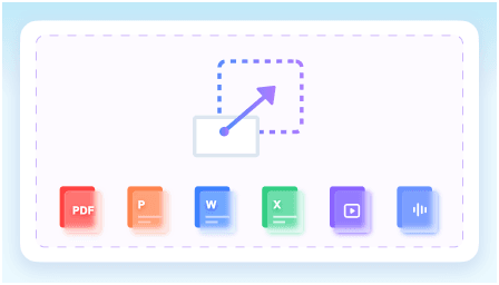 Lynote AI Note Generator supports documents, video, audio, webpages, images, and YouTube links