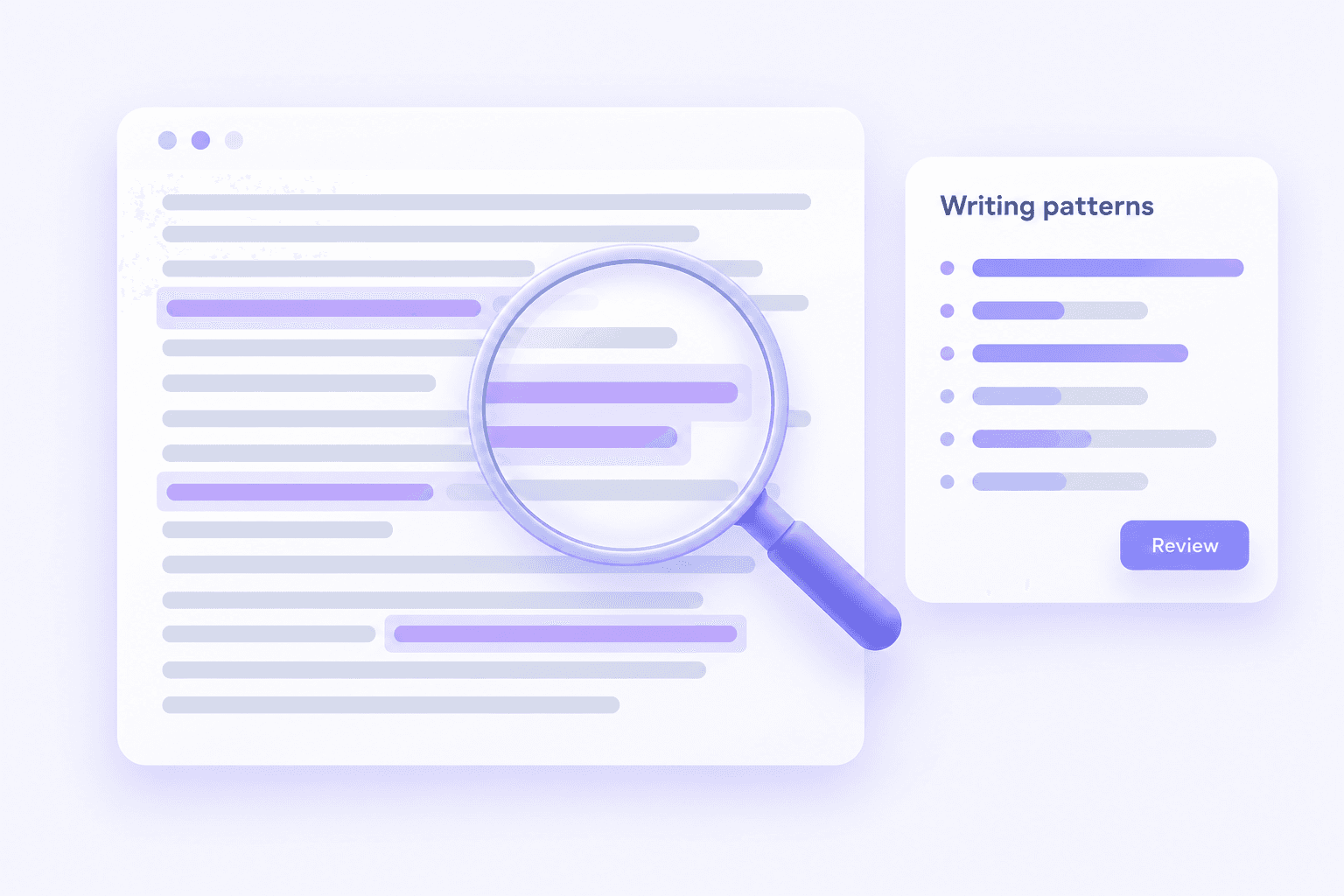 ai-schrijfdetector voor docenten - inspecteer schrijfpatronen