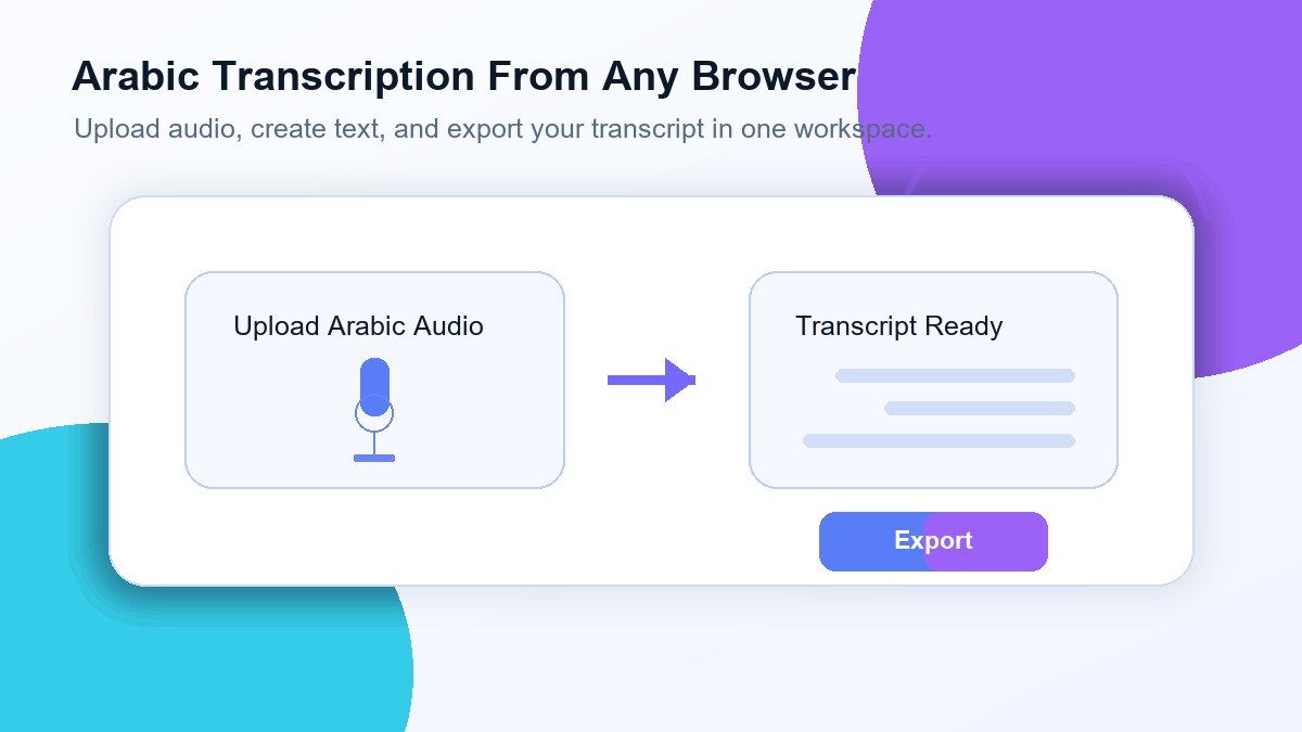 Free Arabic Transcription For Everyday Use