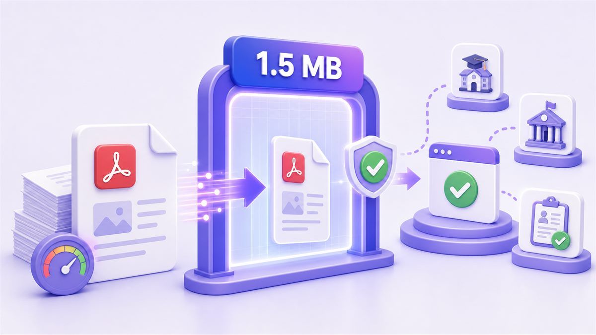 Comprimi PDF Sotto 1,5 MB