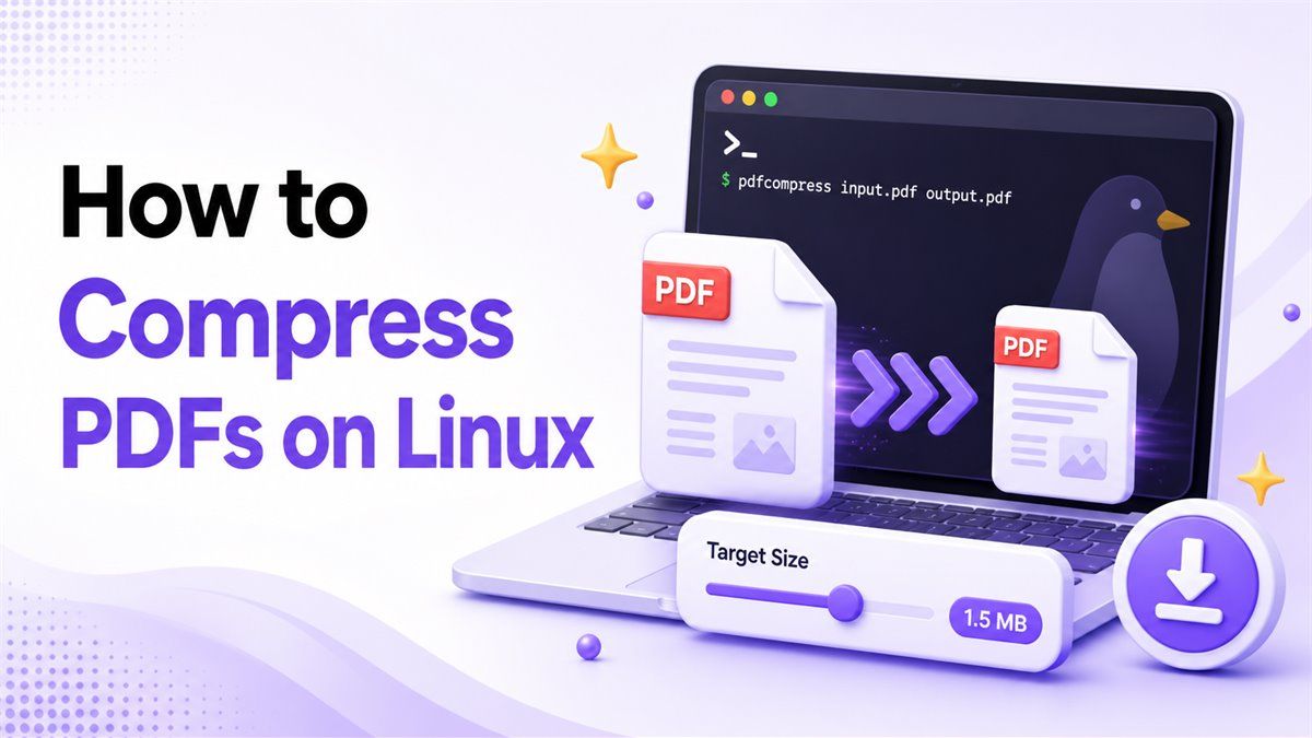 Compress PDF Linux Cover