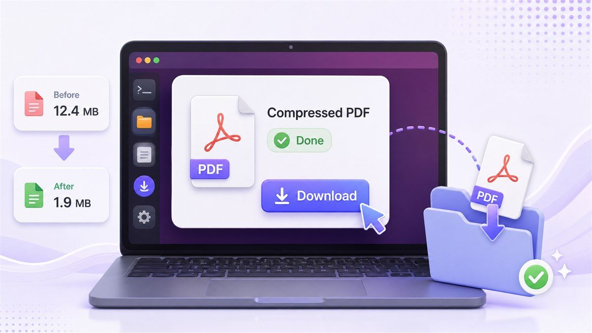 Compress PDF Linux Step 4