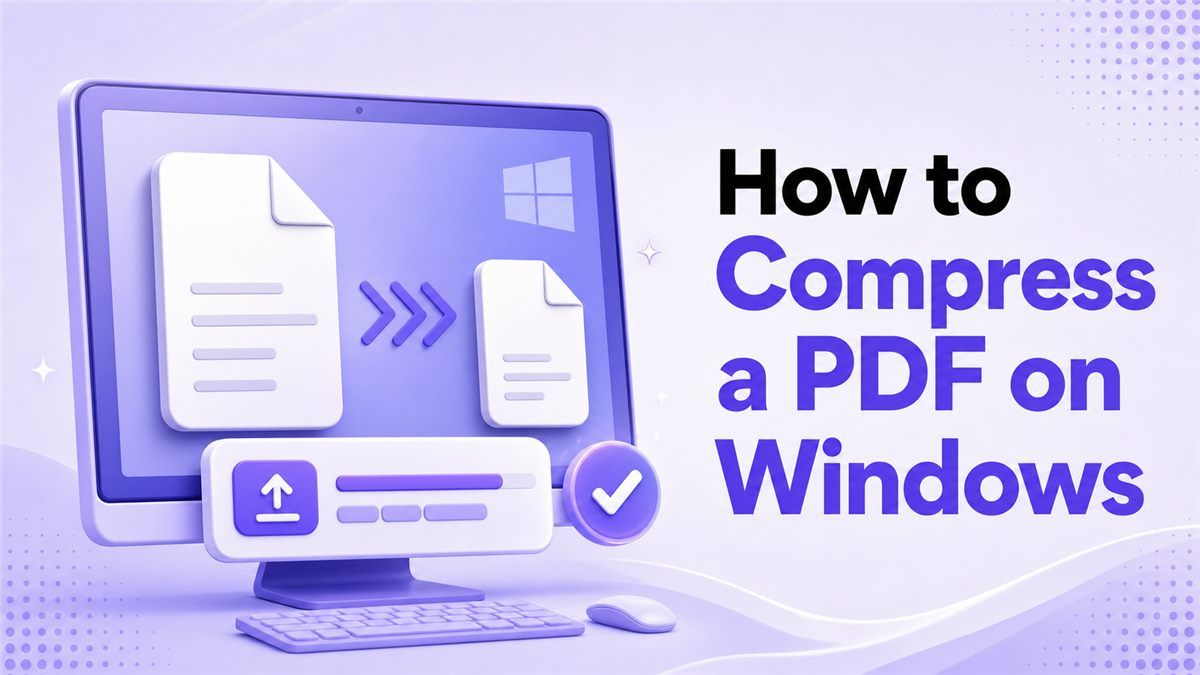 How to Compress a PDF on Windows cover image