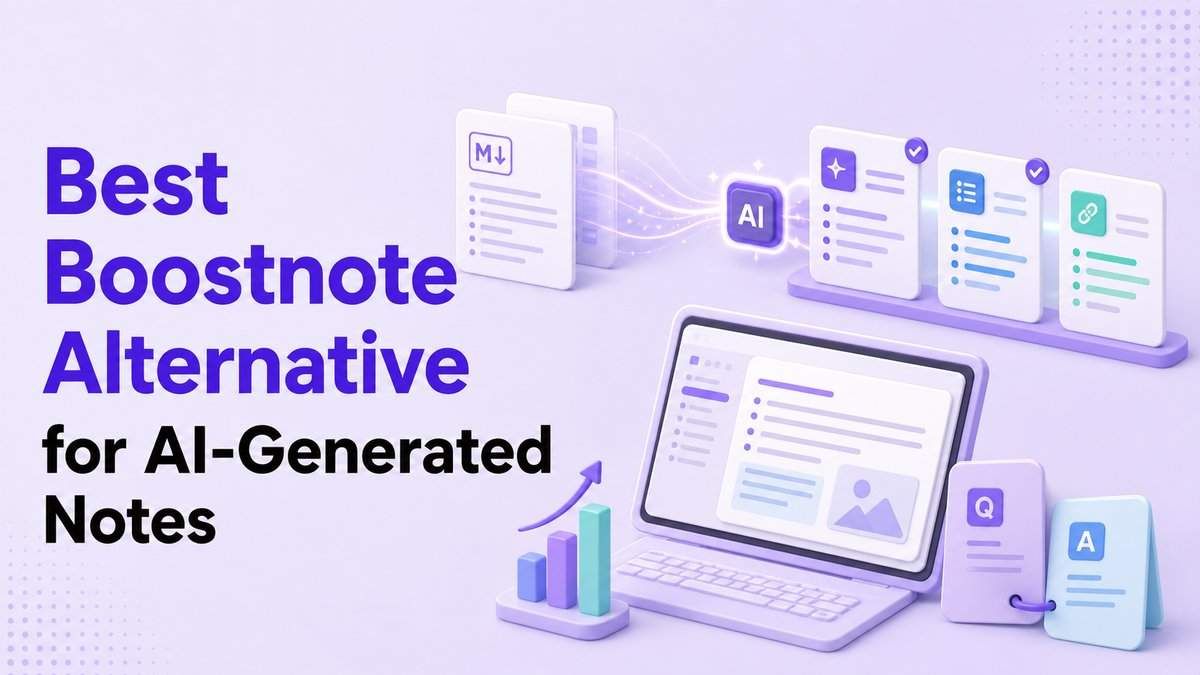 Beste Boostnote Alternatief voor AI-gegenereerde Notities