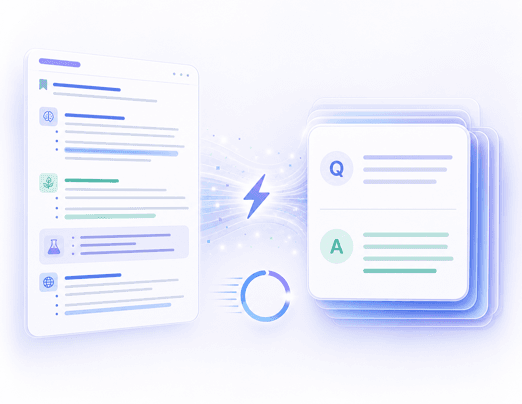 Converta Notas em Flashcards com IA em Segundos