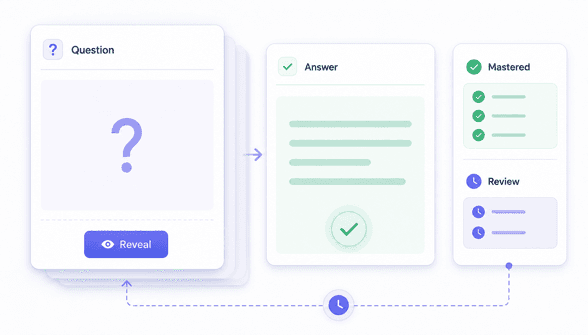 Transforme Notas em Flashcards de Recordação Ativa para Estudar Melhor