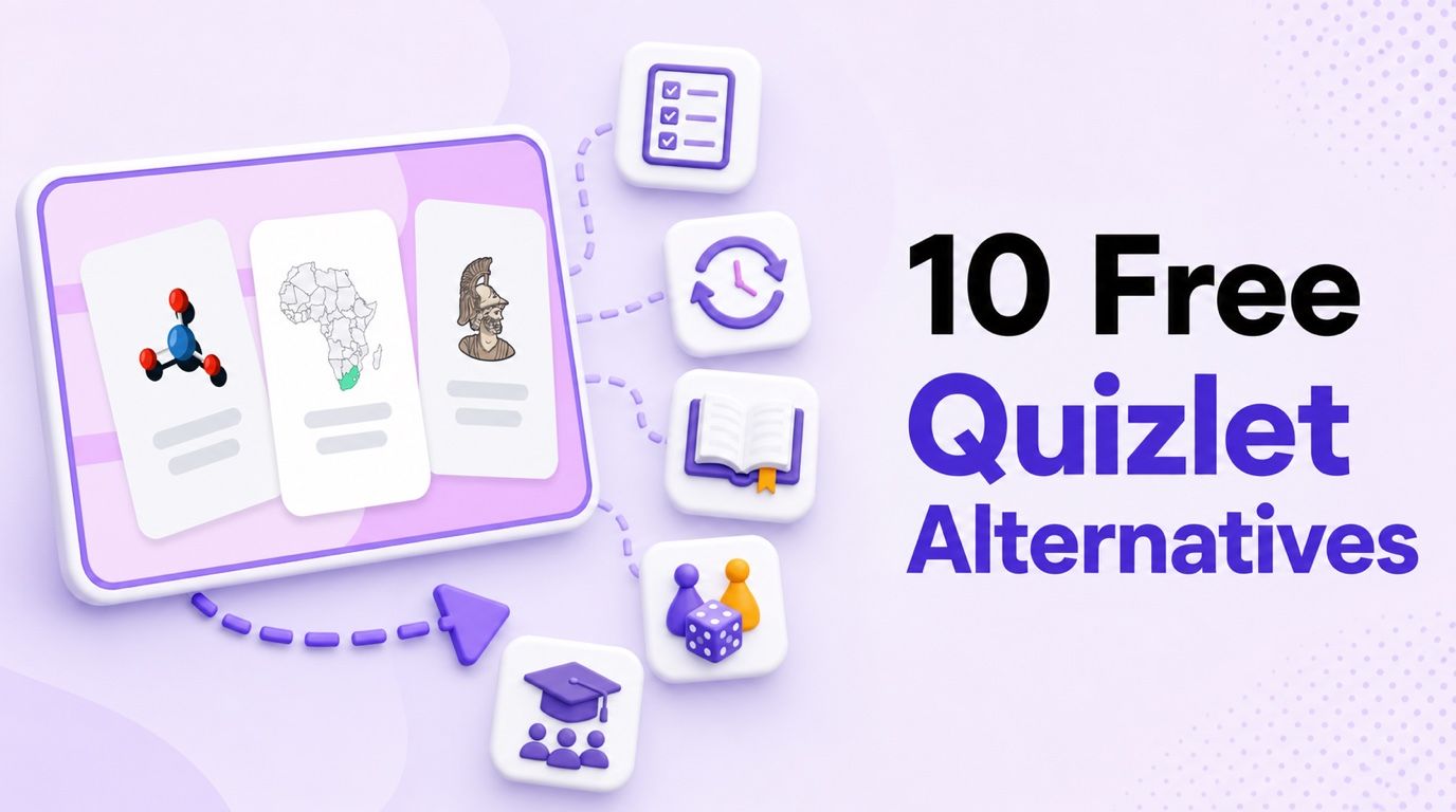 10 free Quizlet alternatives with an official Quizlet flashcards visual and alternative study tools