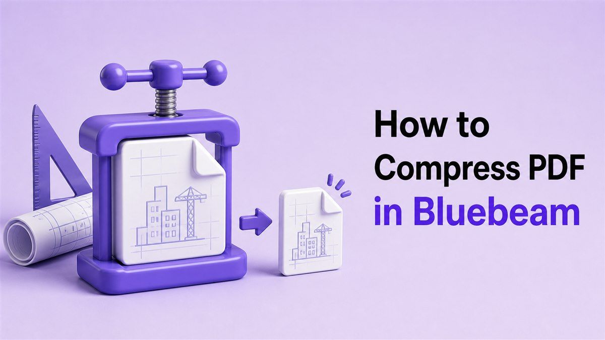 bluebeam compress pdf