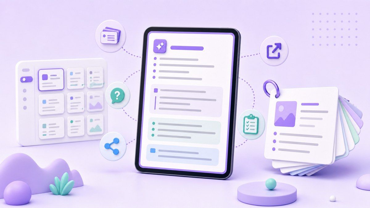 AI-gegenereerde notities hergebruikt als flashcards en studiemateriaal