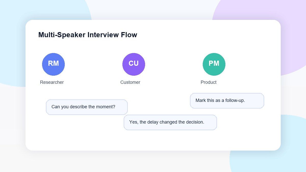 Make Multi-Speaker Interviews Easier to Understand