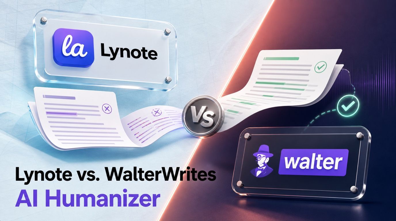 Сравнение AI Humanizer Lynote и WalterWrites