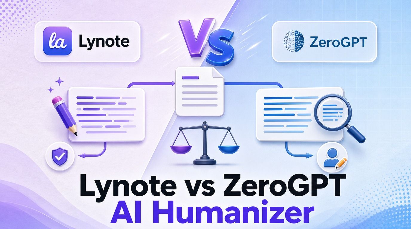 Сравнение ИИ-гуманизаторов Lynote и ZeroGPT с реальным тестом переписывания одного и того же текста