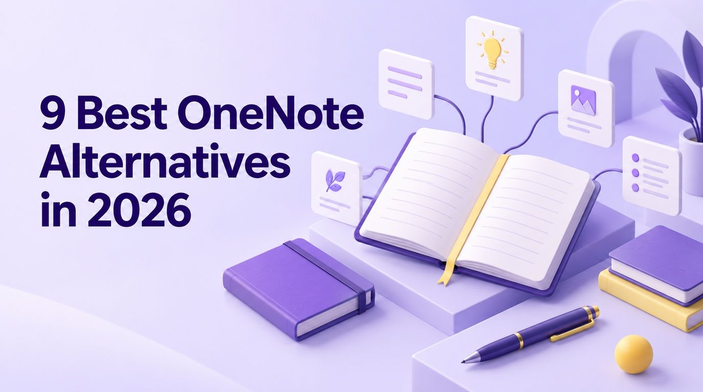 onenote alternatives - 9 best note taking apps in 2026