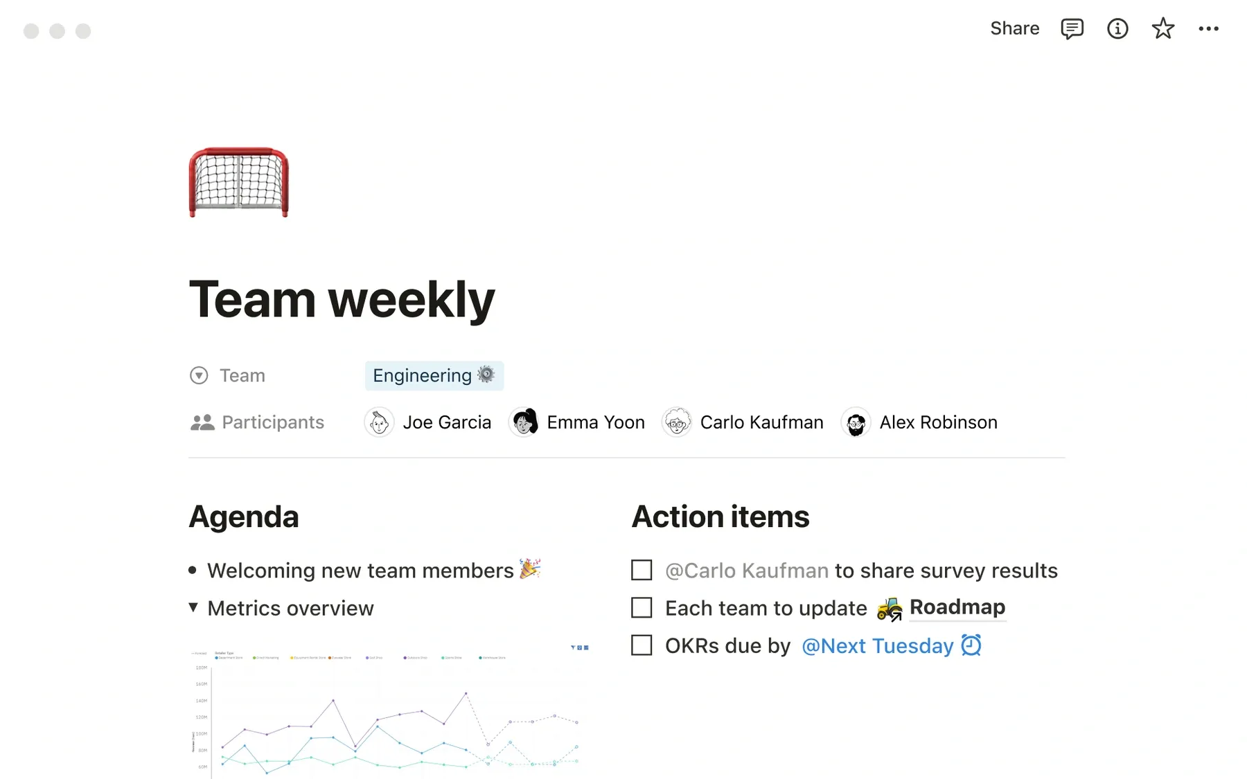 microsoft onenote alternative - Notion workspace