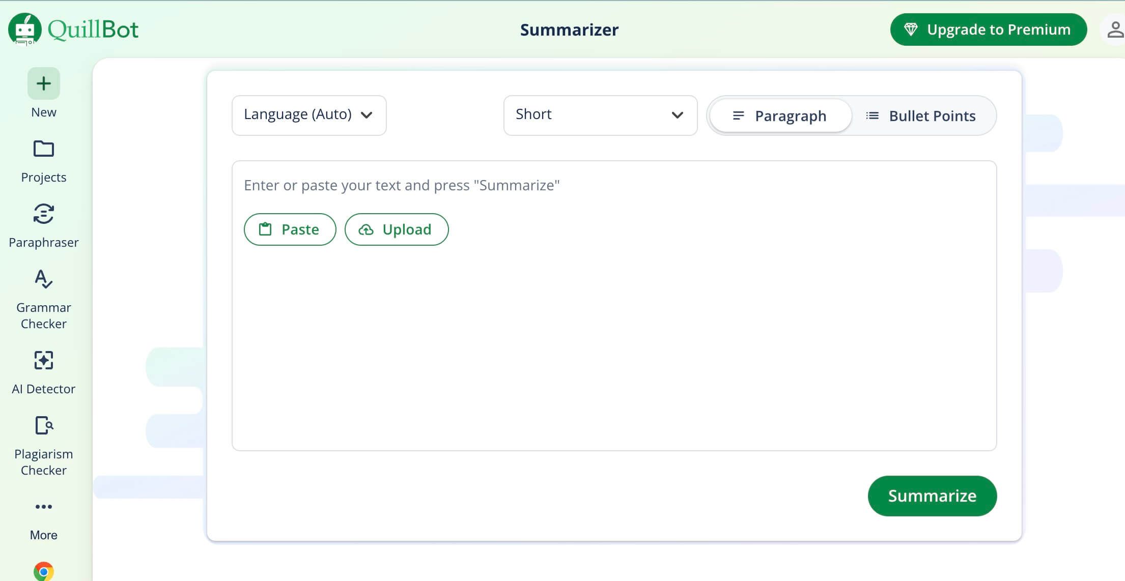 QuillBot Summarizer