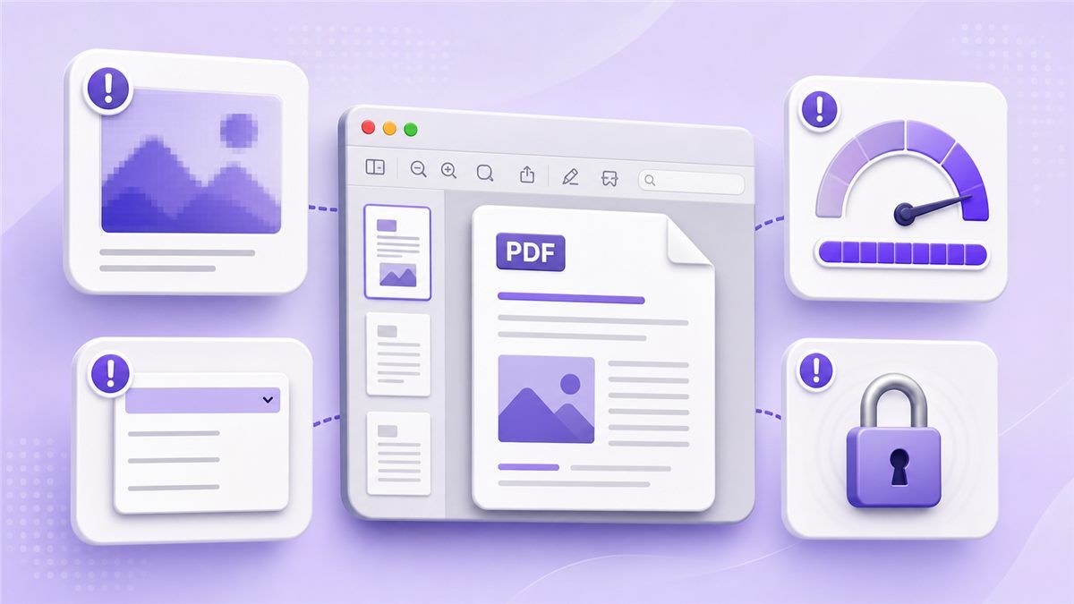 Common Mac Preview PDF compression problems