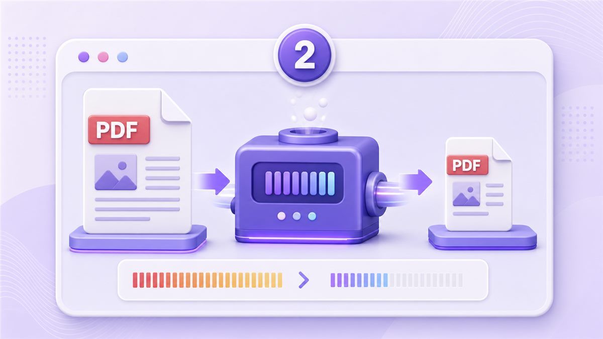 Step 2 upload and compress a PDF online
