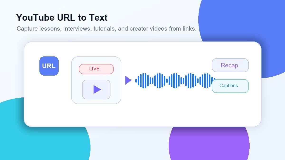 URL de Vídeo de YouTube a Texto en un Solo Flujo de Trabajo