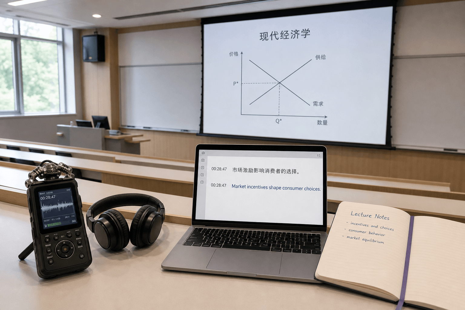 Recorded Chinese lecture translated into searchable English study notes